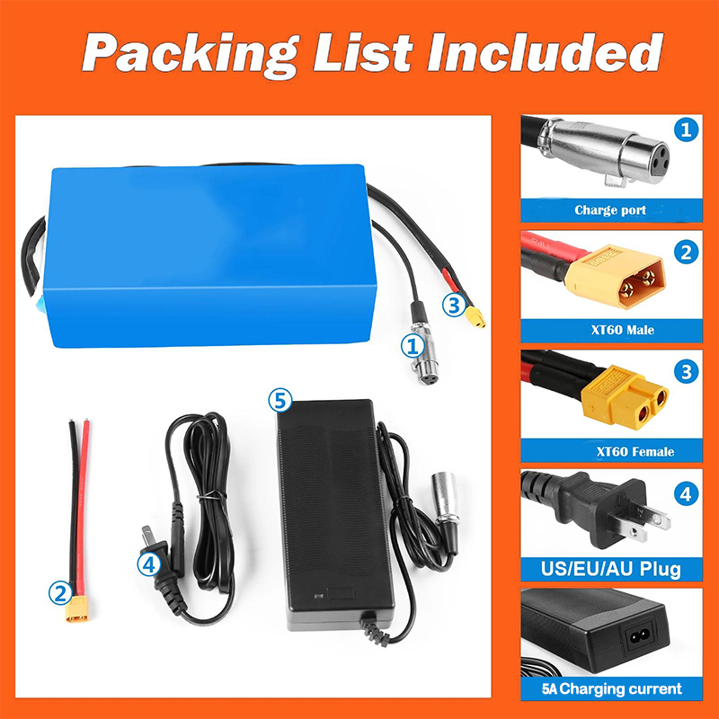 Electric Bicycle Battery 72V 30Ah - แบตเตอรี่ลิเธียม 48V 52V สำหรับจักรยานไฟฟ้า Chamrider 21700