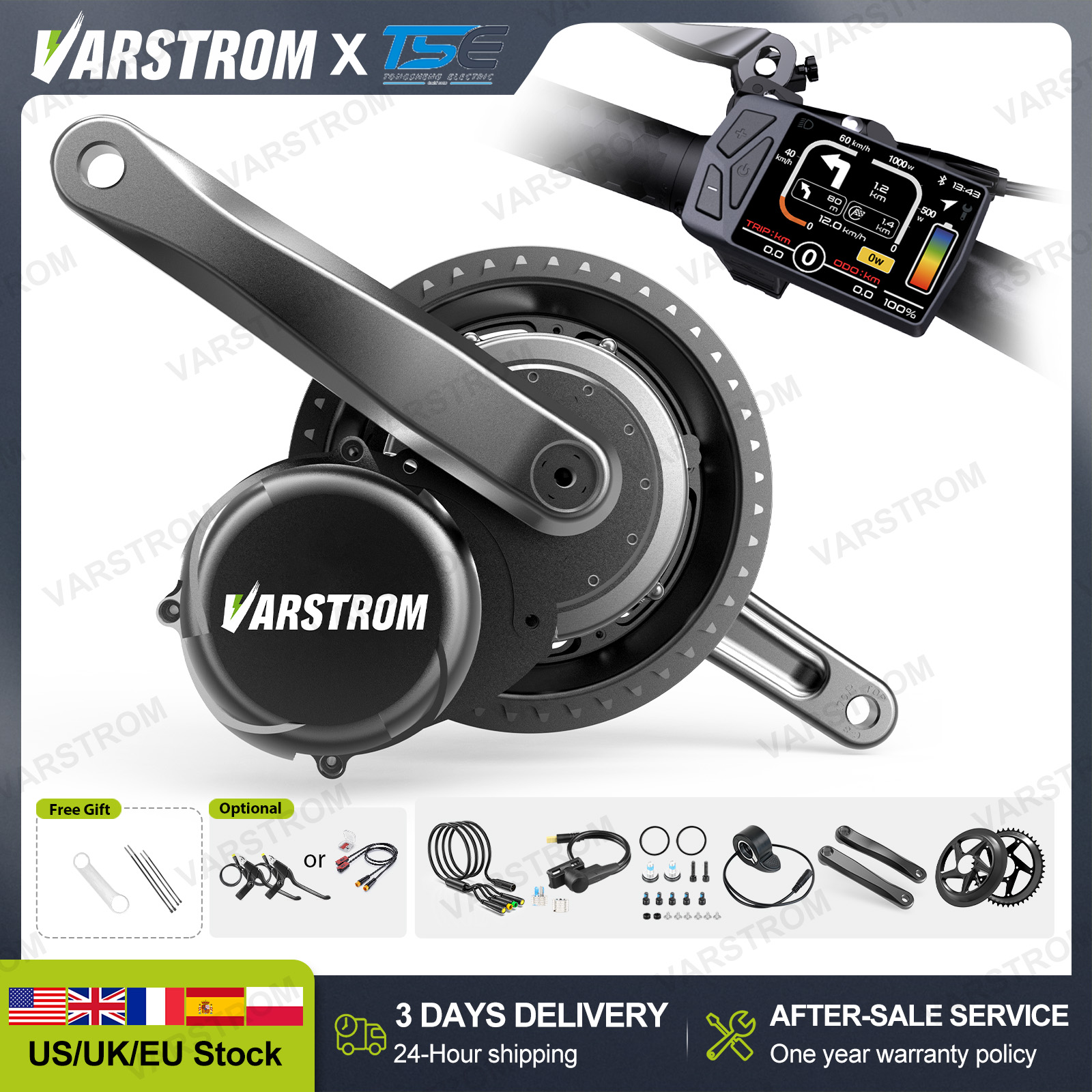 Tongsheng Tsdz2B Mid Drive Motor - [จัดส่งภายใน 3 วัน] ชุดมอเตอร์กลาง Tongsheng รุ่น