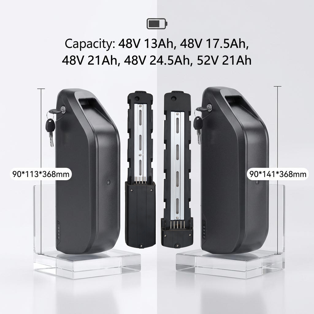 Ebike Battery 48V 20Ah Hailong - แบตเตอรี่จักรยานไฟฟ้า Hailong 48 โวลต์ 48V 13Ah