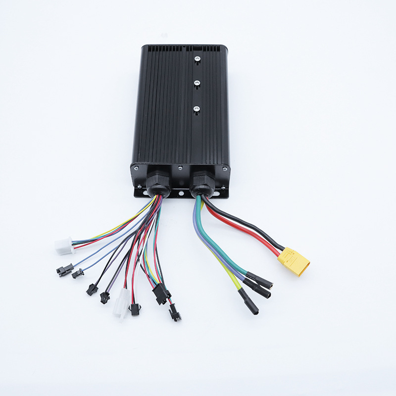 Sine Wave Controller 48V 72V 80A - ระบบควบคุมจักรยานไฟฟ้า3000W/5000W 48V-72V 80A 60A โหมดคู่ตัวควบคุมคลื่นไซน์18หลอด