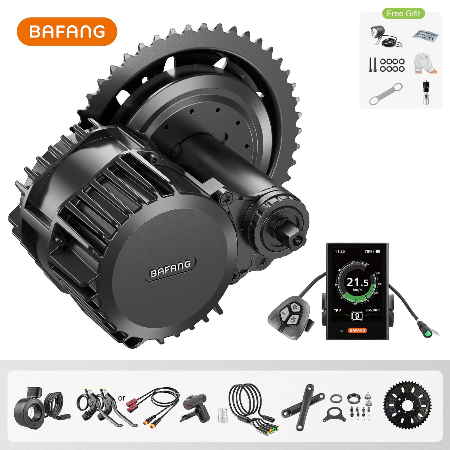 Bafang G320 48V 52V 1000W BBSH - Mid Drive Motor Kit 52V 1000W บทวิจารณ์และราคา