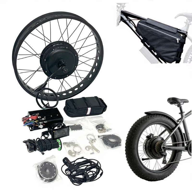 ชุดมอเตอร์ฮับยางใหญ่พิเศษ 20x4 - Fat Tire Ebike Conversion Kit 2000W บทวิจารณ์และราคา