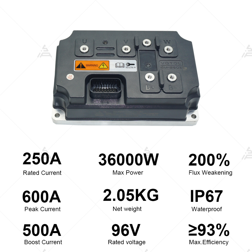 ตัวควบคุมมอเตอร์ Votol Em260s  - Programmable Bldc Motor Controller 96V บทวิจารณ์และราคา