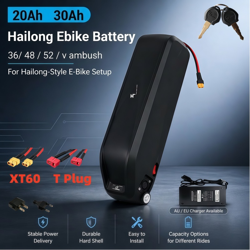 แบตเตอรี่ Hailong อเนกประสงค์  - Ebike Battery 48V 20Ah Hailong บทวิจารณ์และราคา
