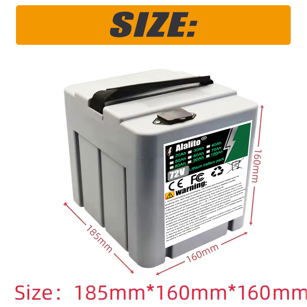 แบตเตอรี่ลิเธียม 72V สำหรับอุป - Electric Bicycle Battery 72V 30Ah บทวิจารณ์และราคา
