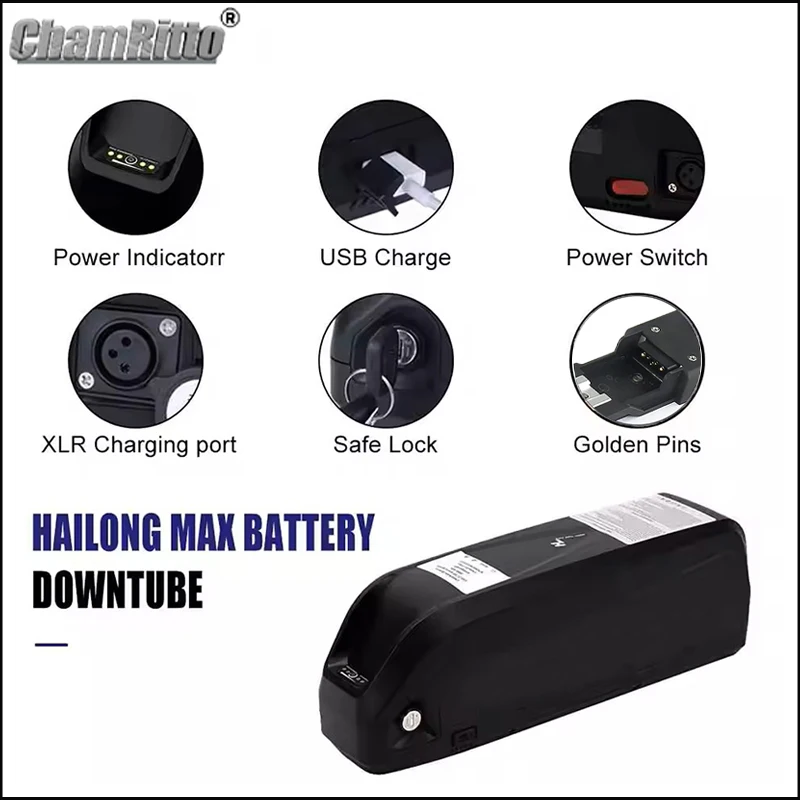 แบตเตอรี่จักรยานไฟฟ้า 72V60V 4 - Ebike Battery 48V 20Ah Hailong บทวิจารณ์และราคา