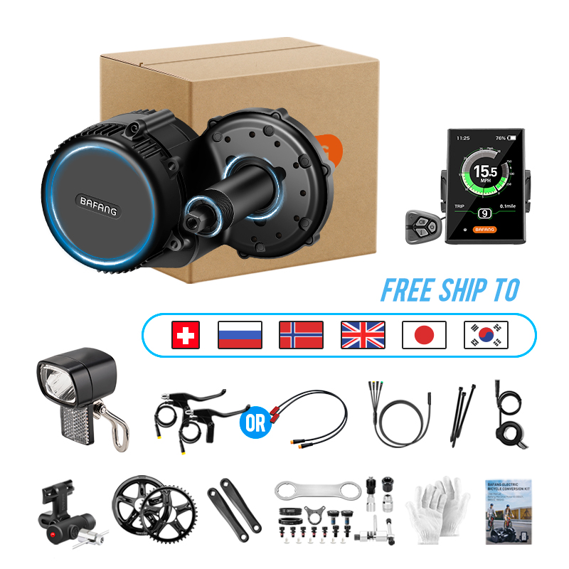 ชุดมอเตอร์ขับเคลื่อนกลาง Bafan - Bafang Bbs02B 48V 750W Mid Drive Kit บทวิจารณ์และราคา