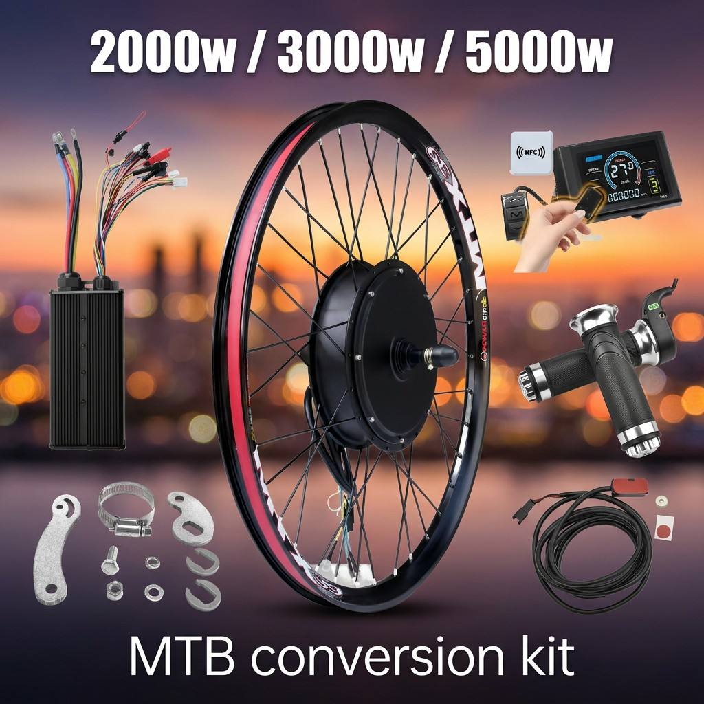 ชุดอุปกรณ์จักรยานไฟฟ้า 72V 500 - 72V 5000W Hub Motor Kit บทวิจารณ์และราคา