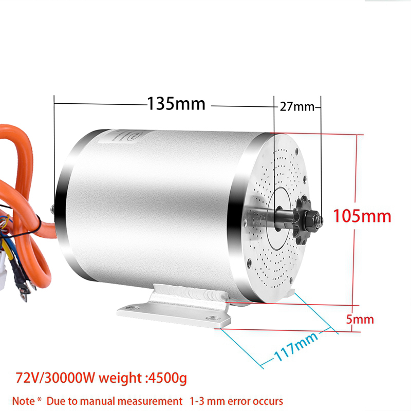 ชุดแปลงมอเตอร์ 3000W 72V มอเตอ - Ebike Conversion Kit 72V 3000W บทวิจารณ์และราคา