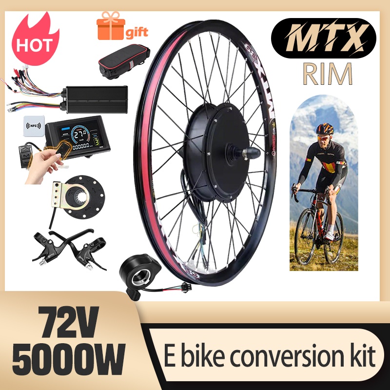 ชุดแปลงจักรยานไฟฟ้า MTX39 E bi - Ebike Conversion Kit 72V 3000W บทวิจารณ์และราคา