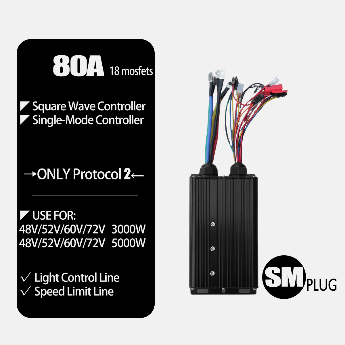 ชุดแปลงจักรยานไฟฟ้า 72V 3000W  - Ebike Conversion Kit 72V 3000W บทวิจารณ์และราคา