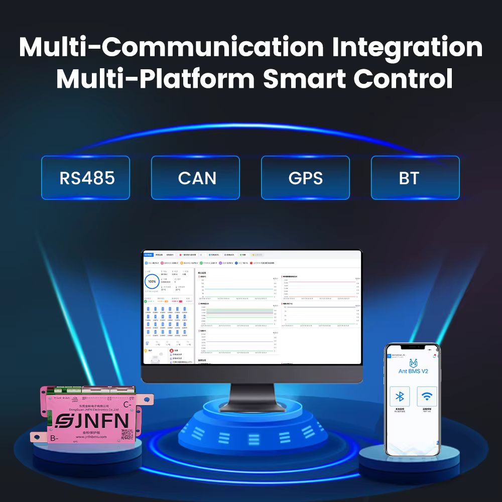 แผงวงจรป้องกันแบตเตอรี่ลิเธียม - Smart Bms 72V 20S 150A Bluetooth บทวิจารณ์และราคา
